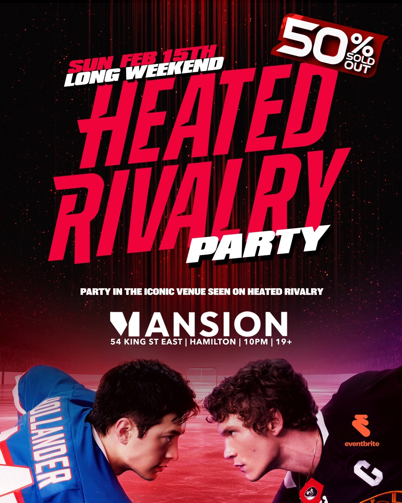 Heated Rivalry Long Weekend Party | Bounce