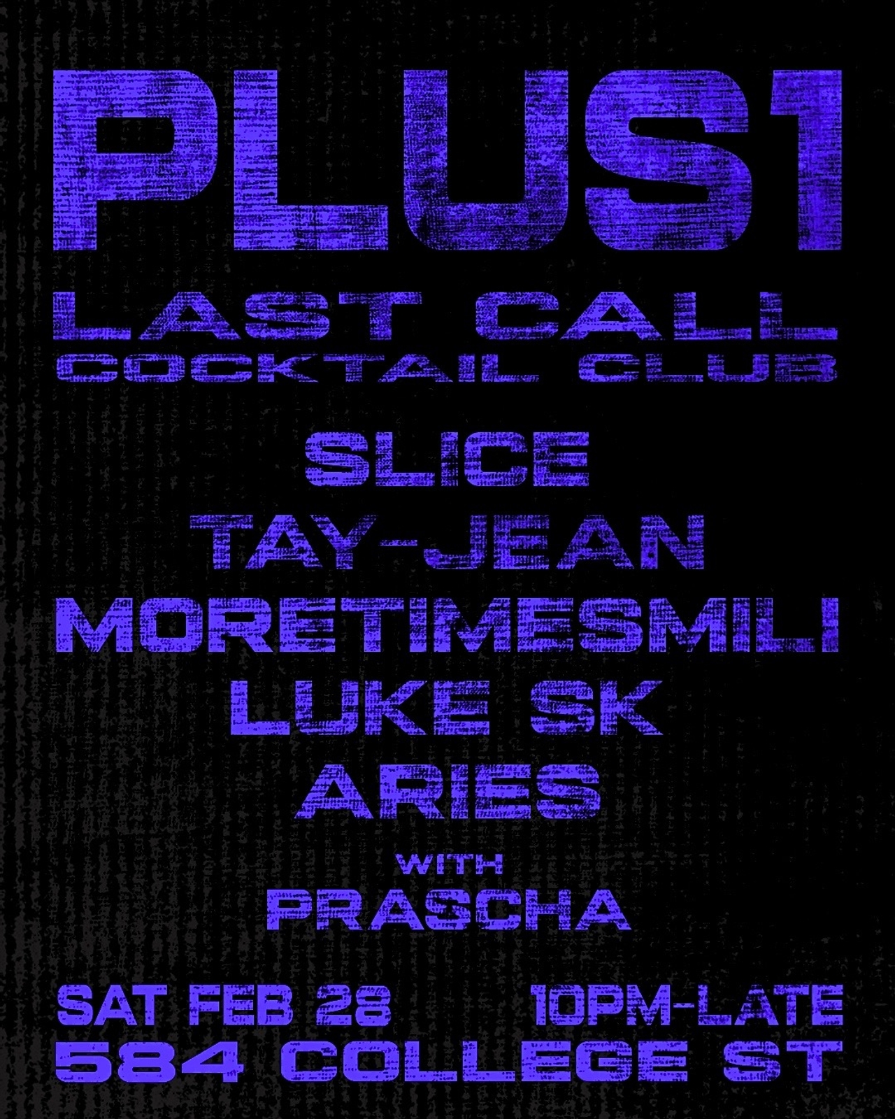 PLUS1 @ LAST CALL
