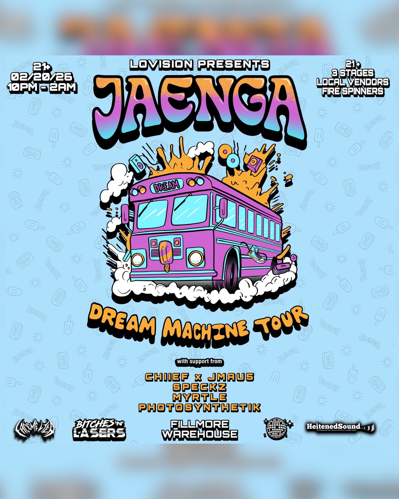 シンクビー　エンパイアジャズビー 　ミッドナイトパーティ LoVision Presents: JAENGA X B-DAY BASH | Bounce